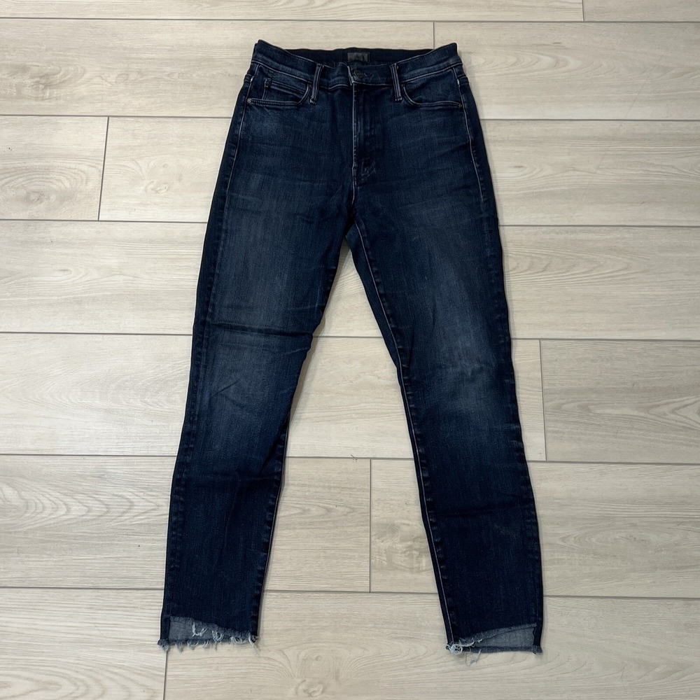 Mother Stunner Zip Ankle Step Fray A Trip Down Memory Lane Stretch Jeans Size 27